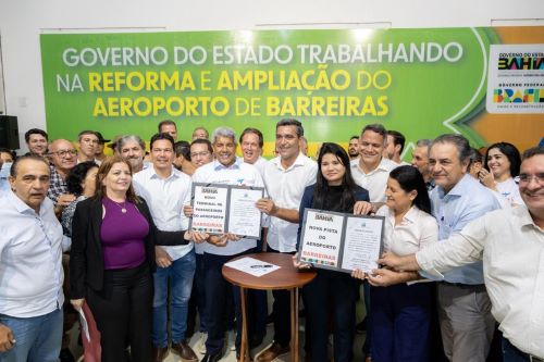 CAPÍTULO FINAL? | Governos assinam autorização para as obras de modernização do Aeroporto Dom Ricardo Weberberger em Barreiras